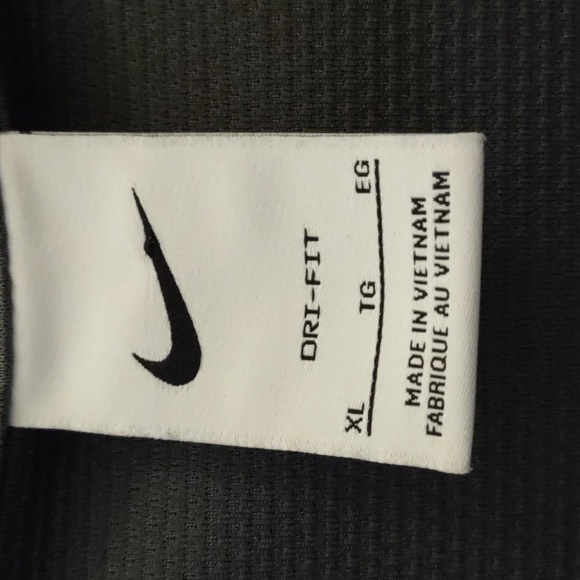 Nike Dri-Fit 1/4 Zip Pullover Gray Men's Long Sleeve XL - Picture 3 of 5